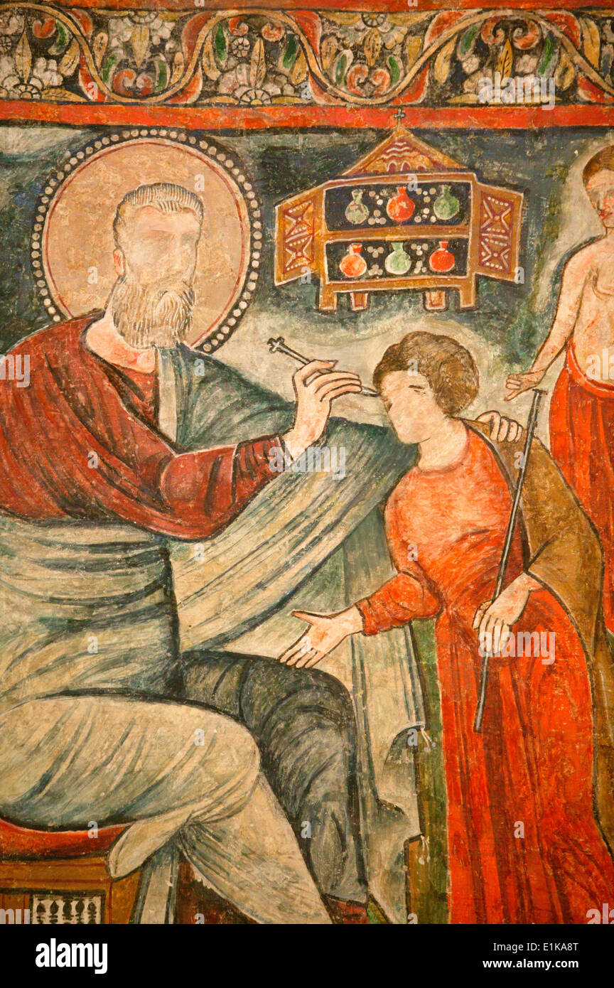 Saint curing a blind girl hires stock photography and images Alamy