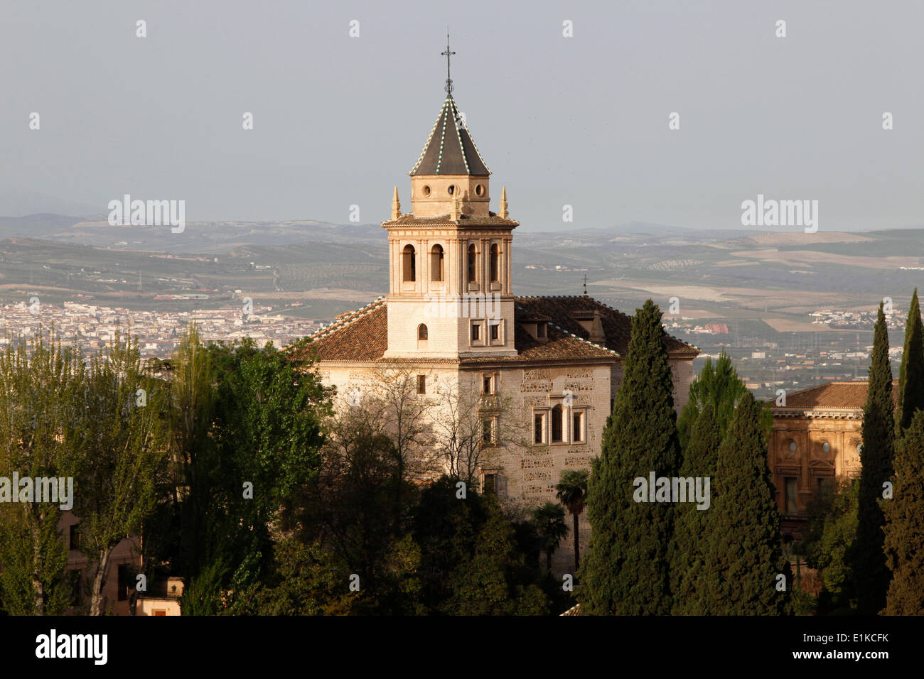 Santa Maria de la Encarnacion (Sta Maria de la Alhambra) church Stock ...