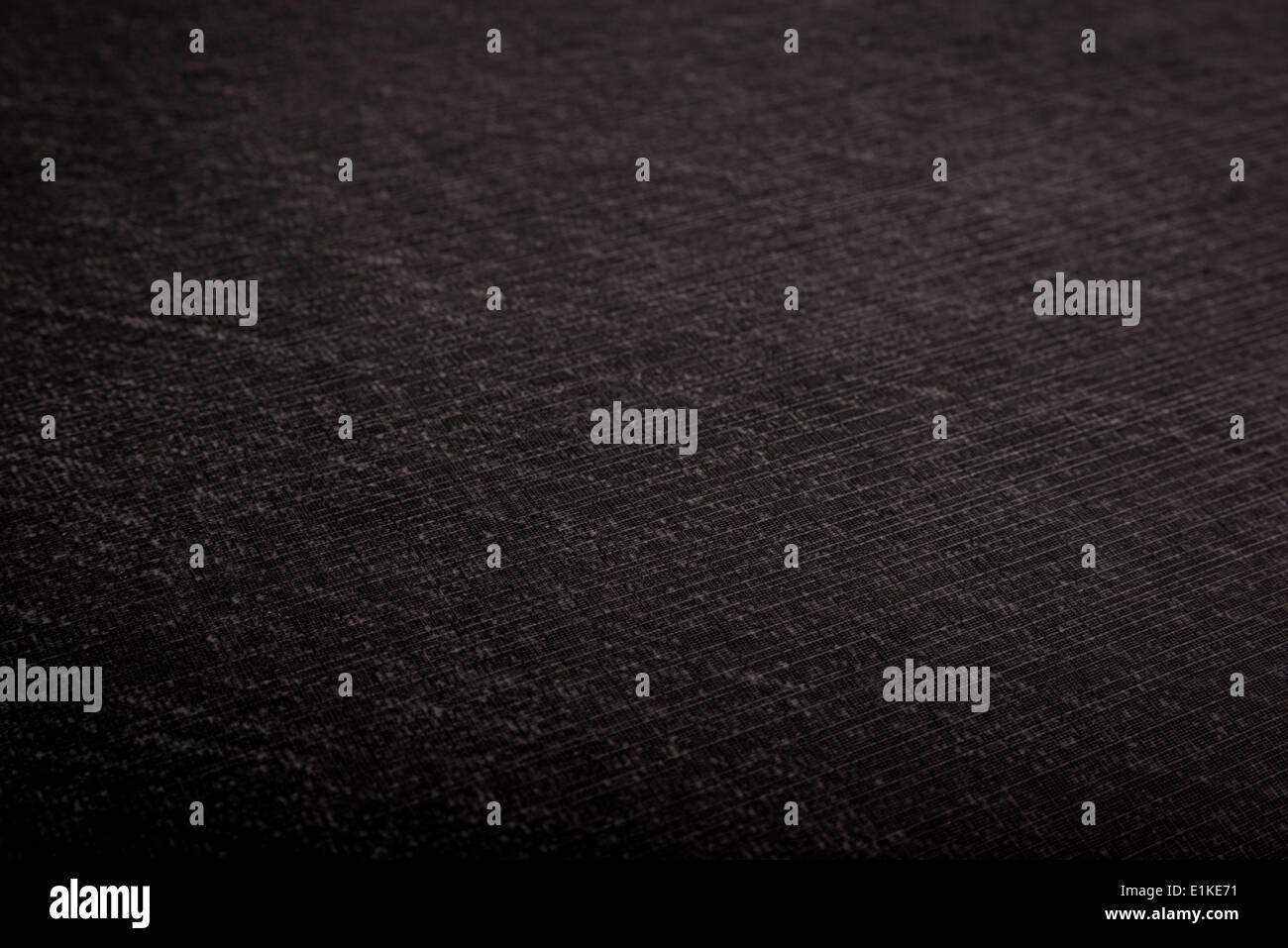 Detailed texture of deep black linen as a background Stock Photo