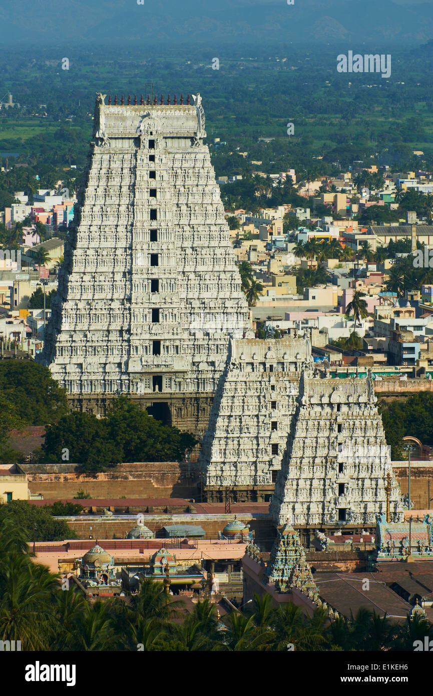 India, Tamil Nadu, Tiruvannamalai, Arunachaleswar temple Stock Photo - Alamy