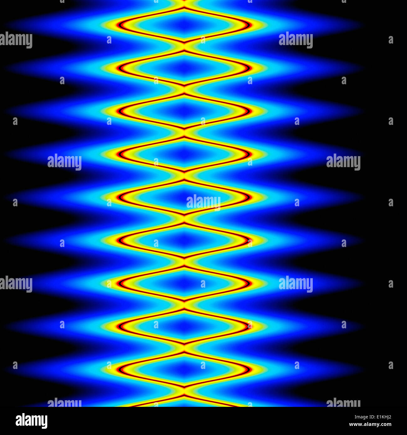 Artwork of sound waves Stock Photo - Alamy