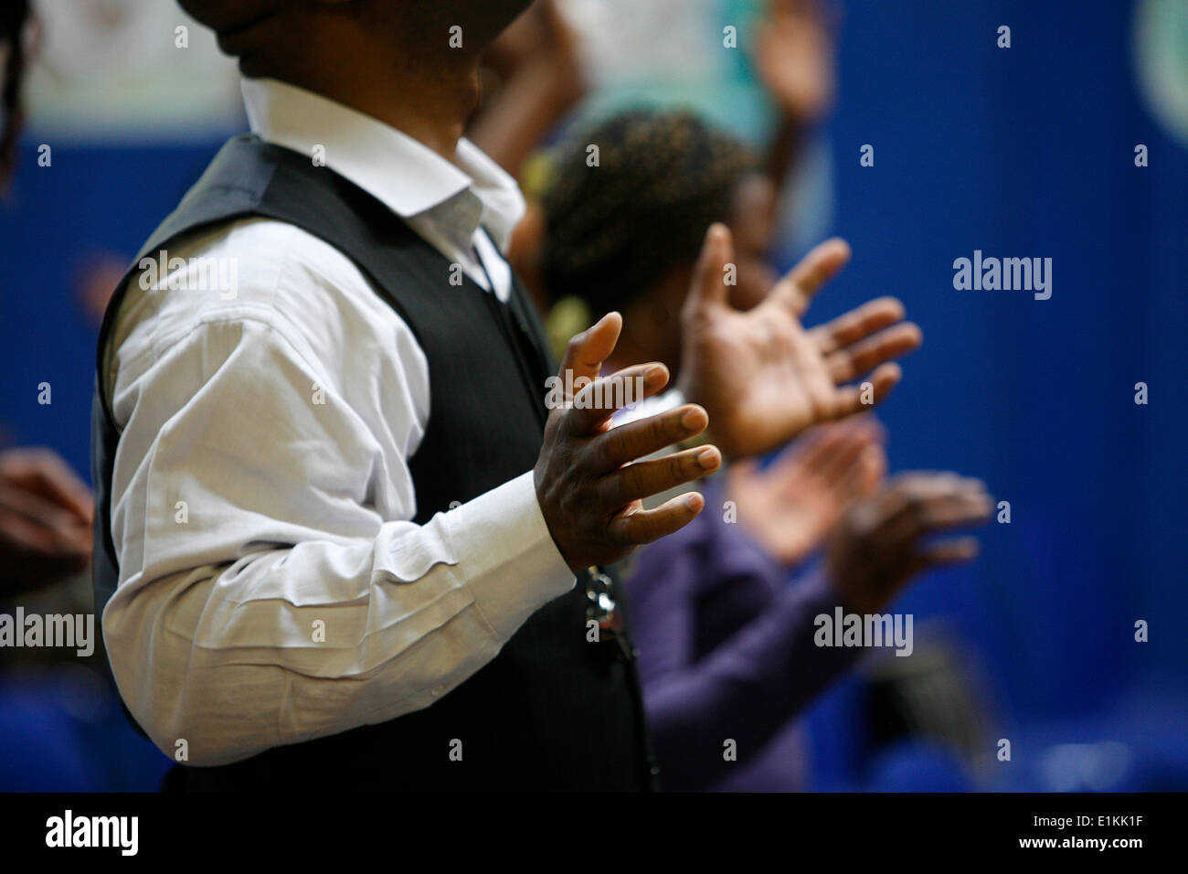 African evangelical celebration Stock Photo