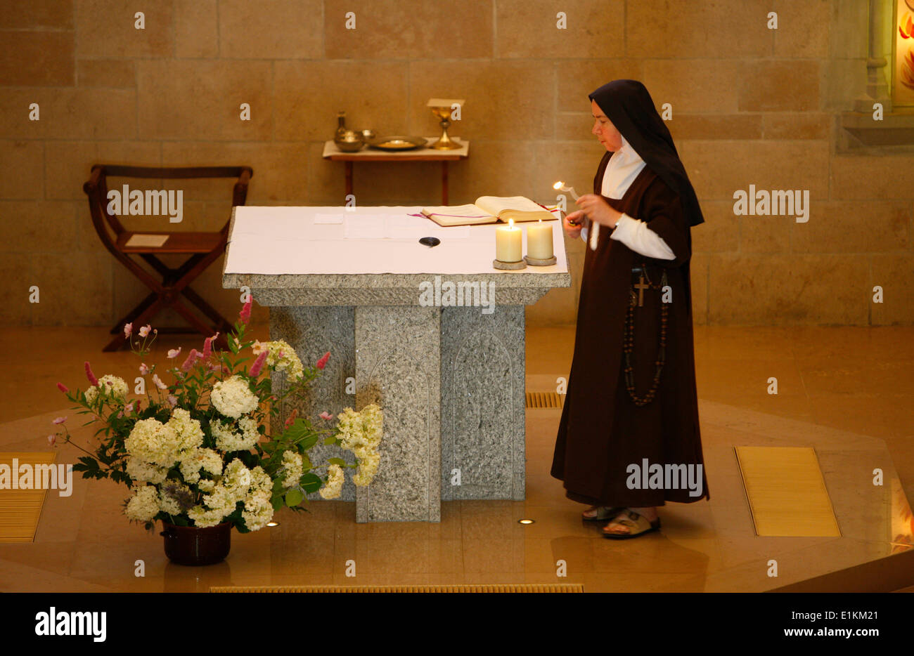 Carmel du Reposoir monastery Stock Photo