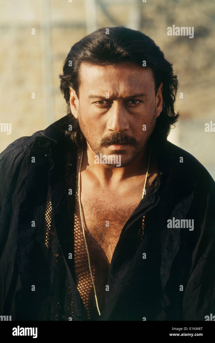 Portrait Of Jackie Shroff Indian Bollywood Film Actor Stock Photo