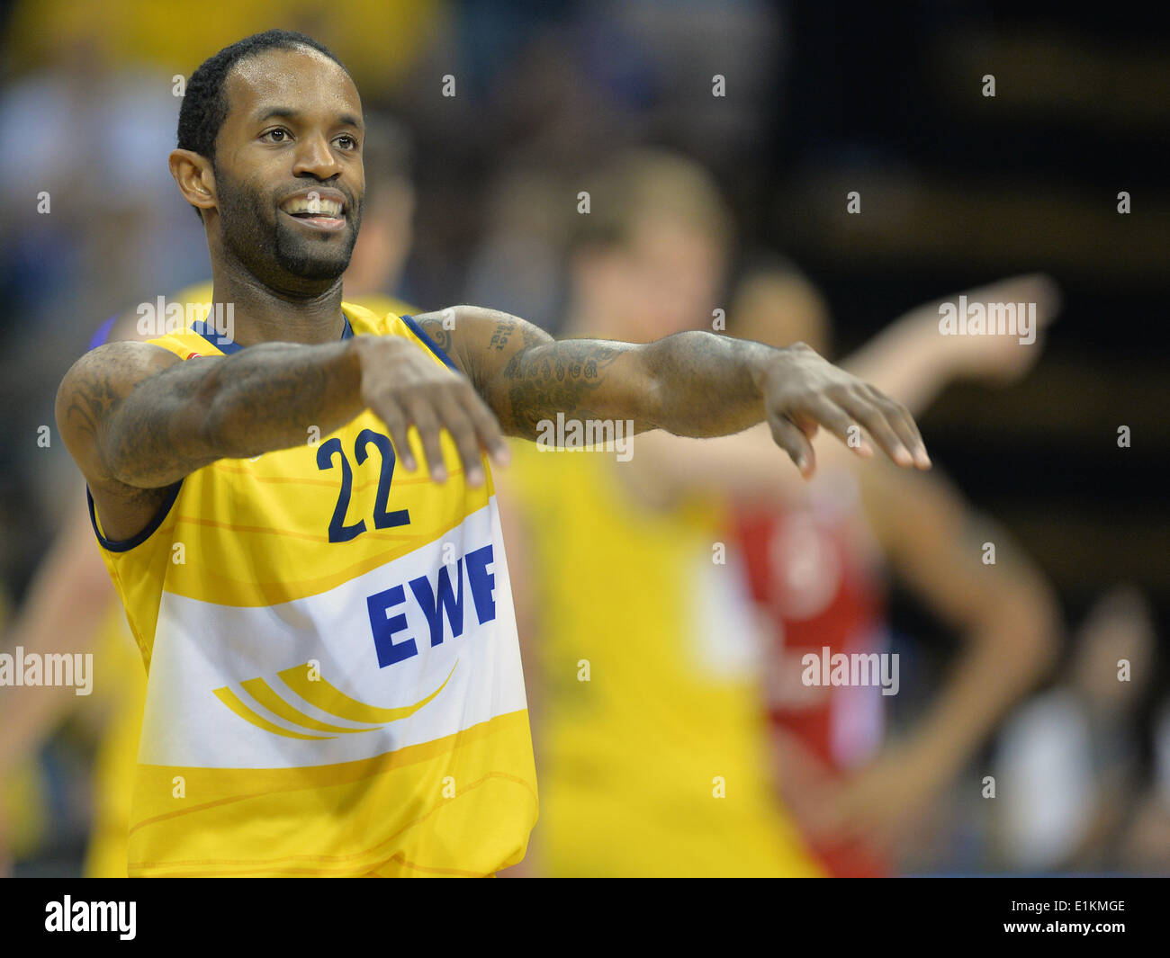 Oldenburg, Germany. 03rd June, 2014. Oldenburg's Julius Jenkins