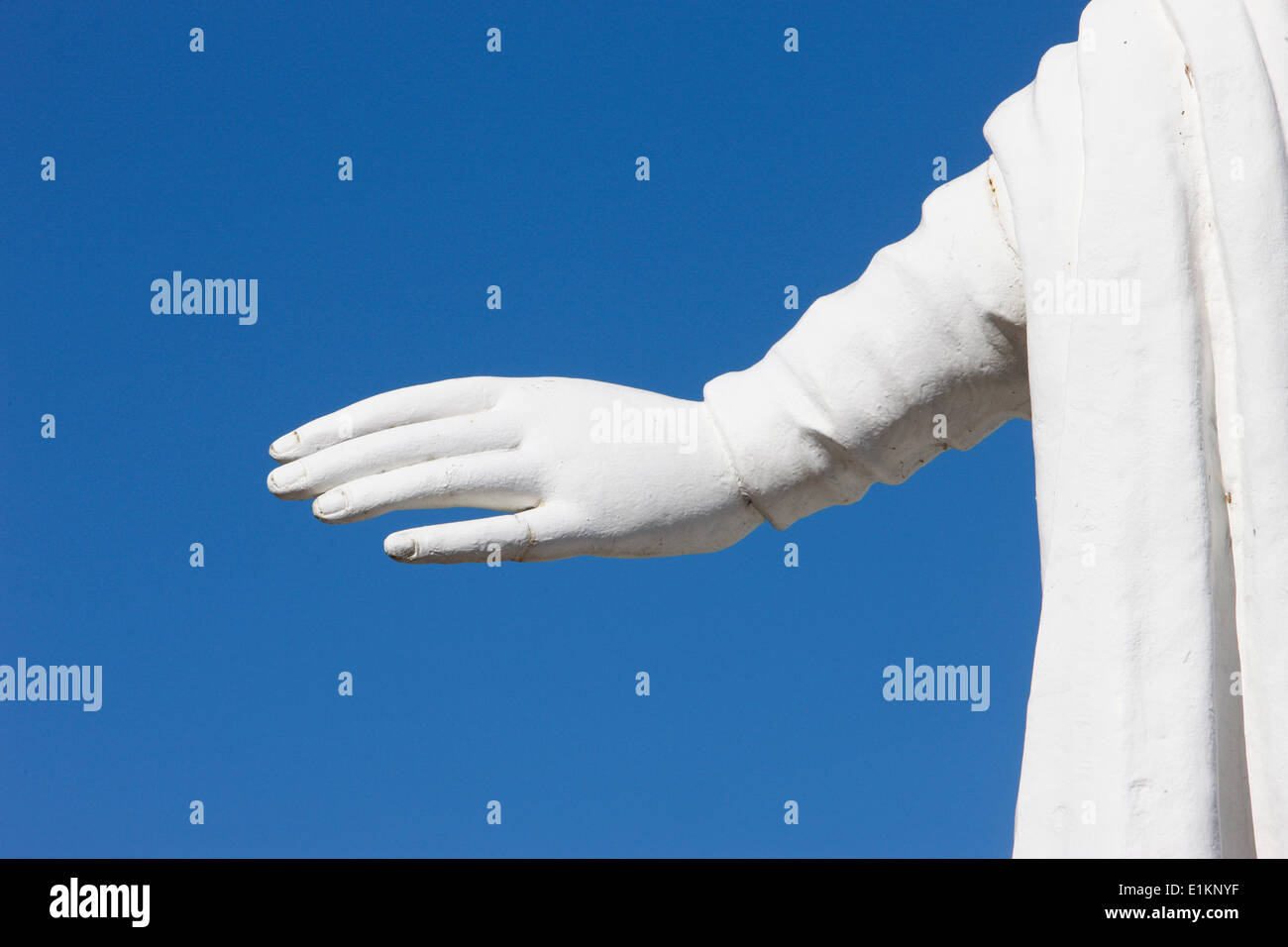 Virgin Mary statue detail Stock Photo Alamy