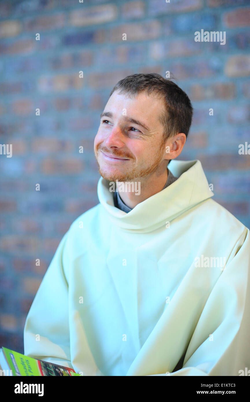 Young priest Stock Photo