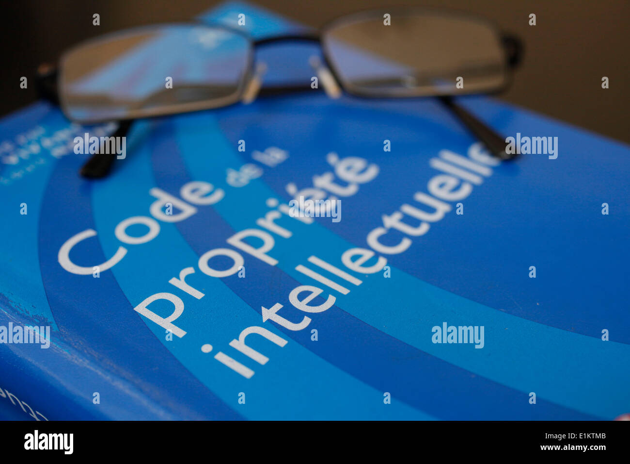 Intellectual property code Stock Photo