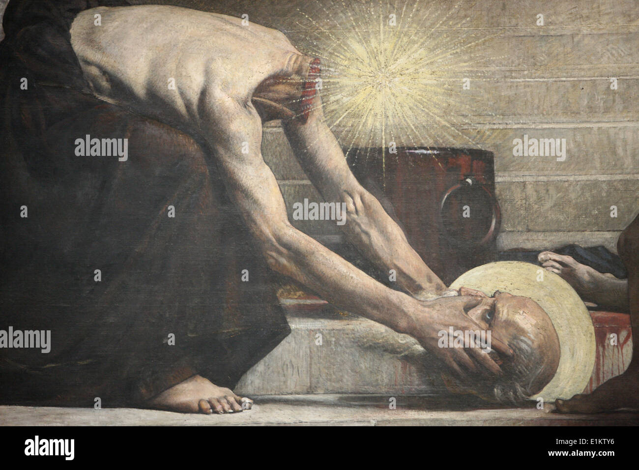 St Denis painting at Pantheon Stock Photo Alamy