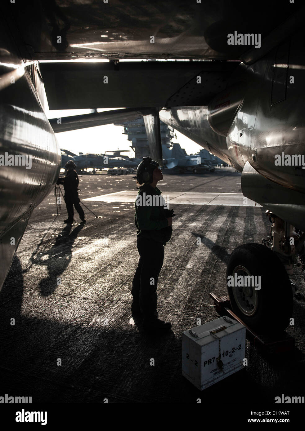 Us navy aviation electronics technician hires stock photography and