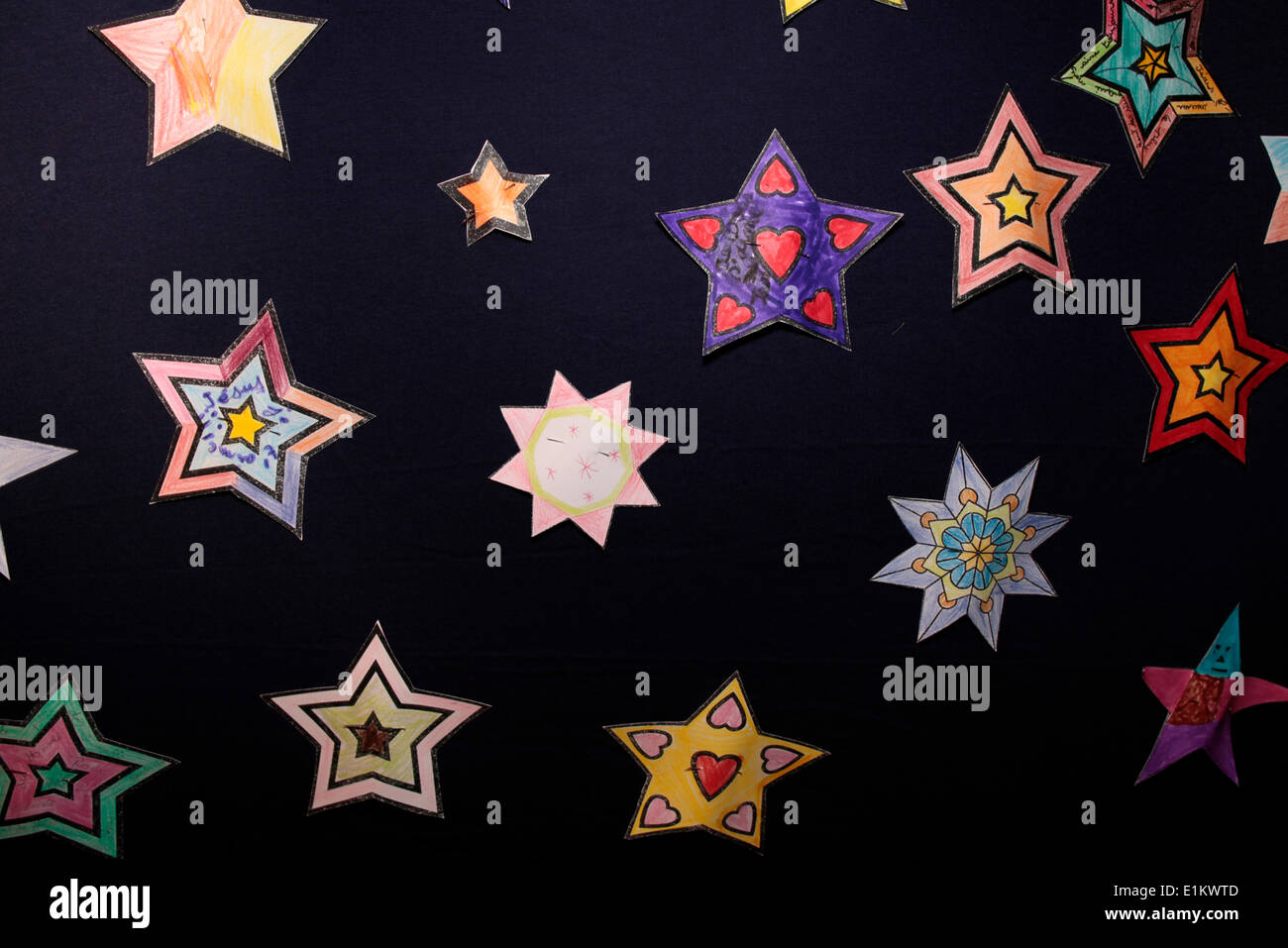 Christmas stars Stock Photo