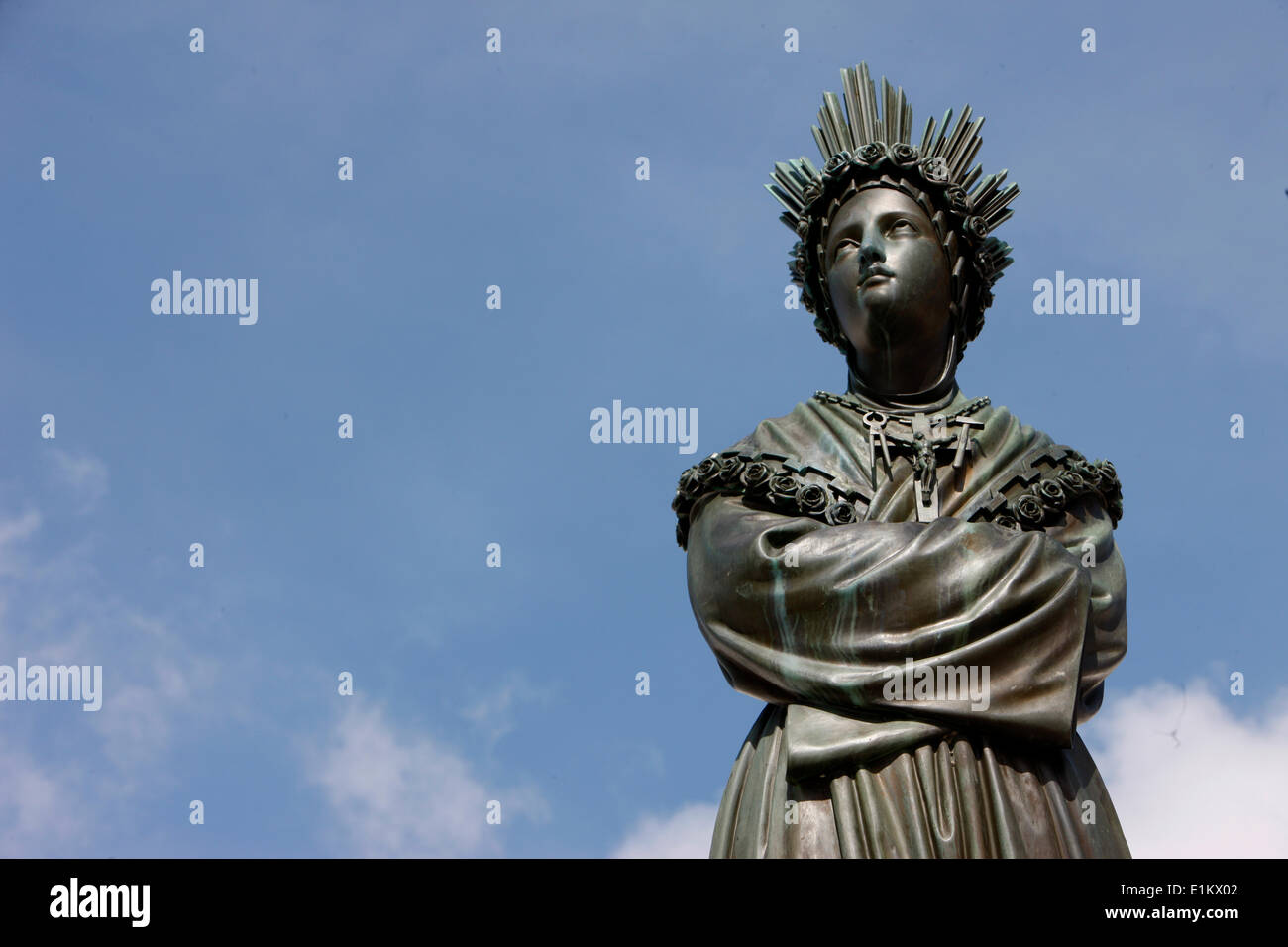 Shrine of Our Lady of la Salette. Statue of Our Lady of la Salette