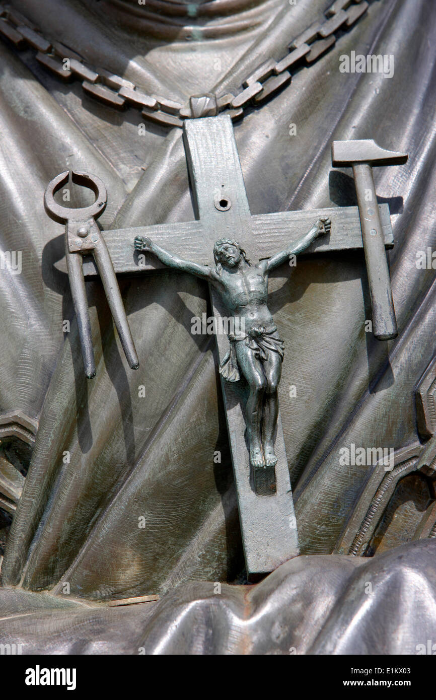 Shrine of Our Lady of la Salette. Statue of Our Lady of la Salette