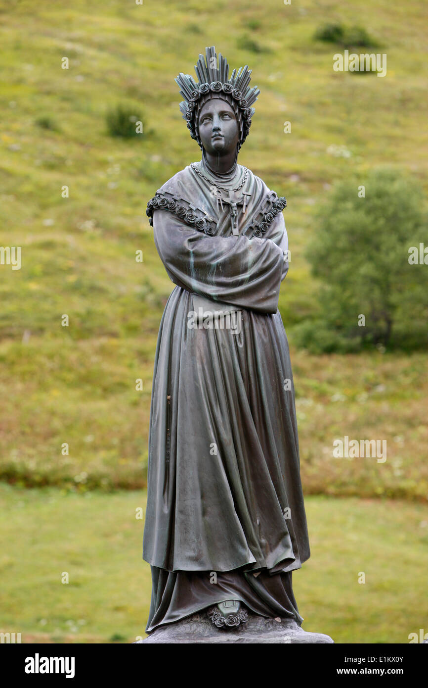 Shrine of Our Lady of la Salette. Statue of Our Lady of la Salette