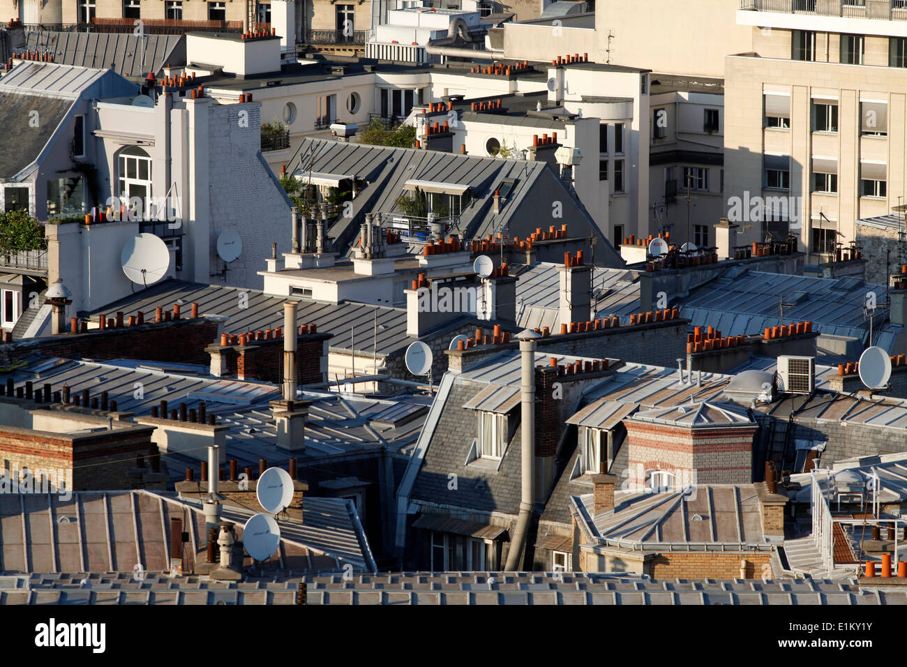 Paris rooftops Stock Photo