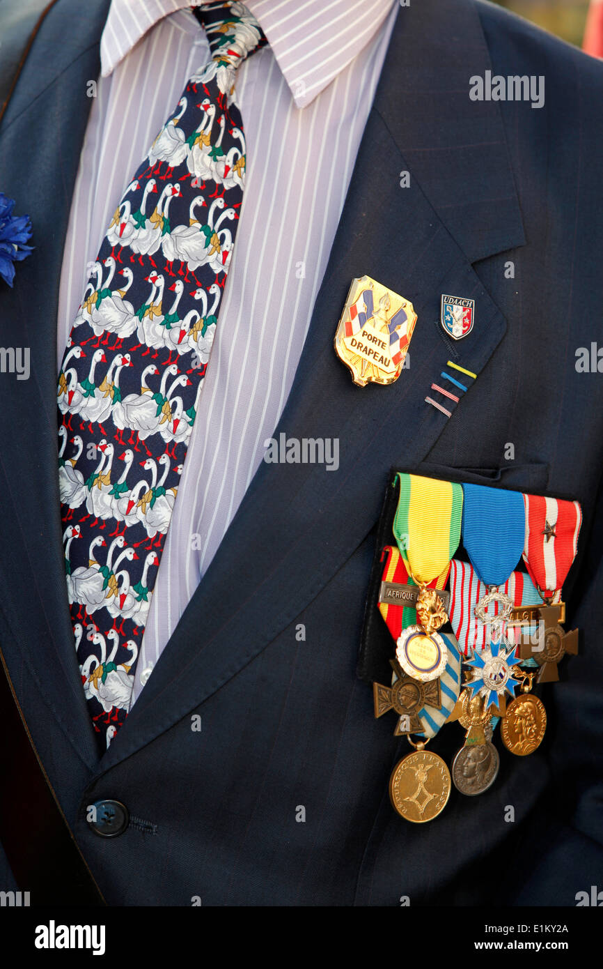 War veteran's badges Stock Photo Alamy