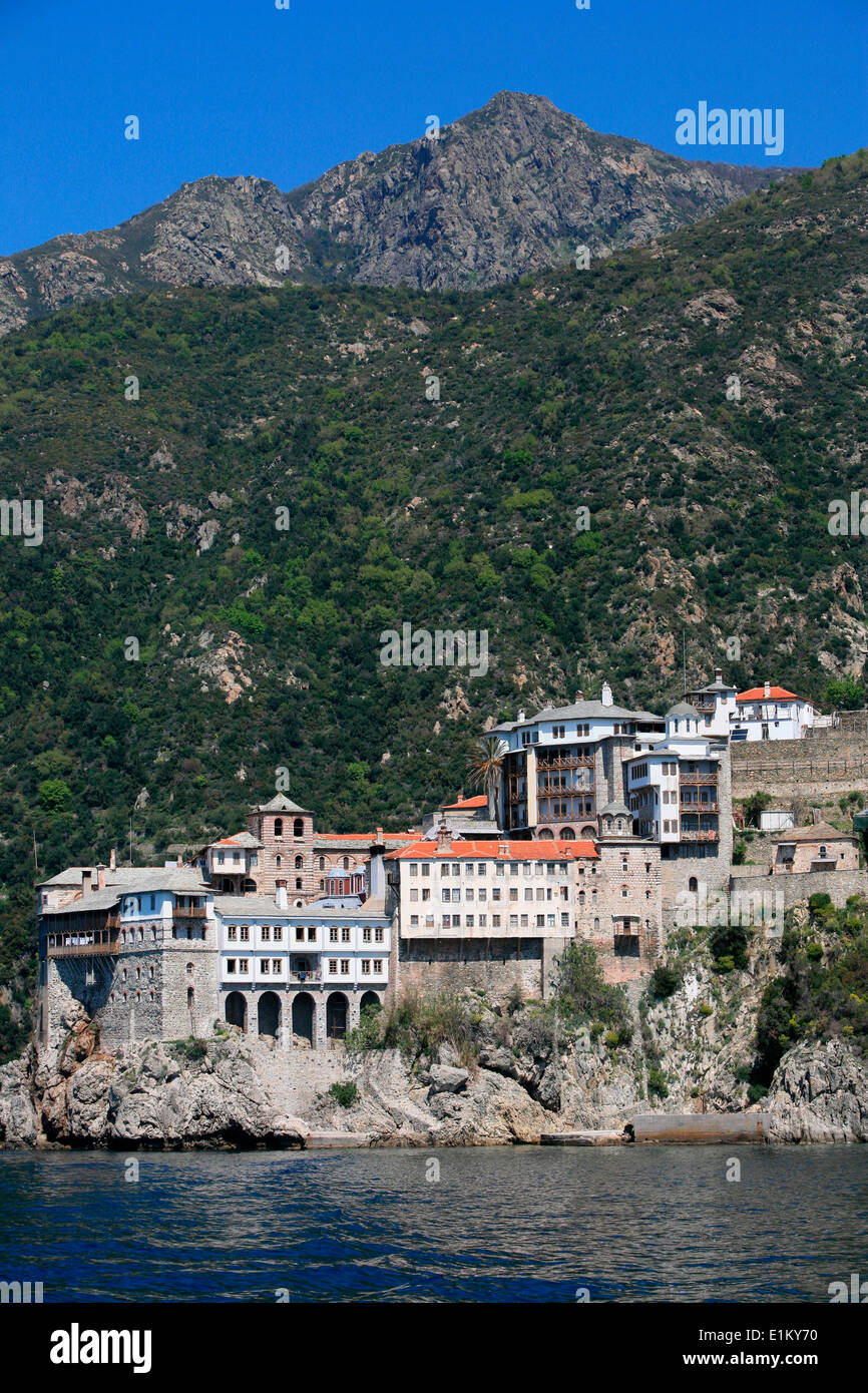 Monastery on Mount Athos Stock Photo