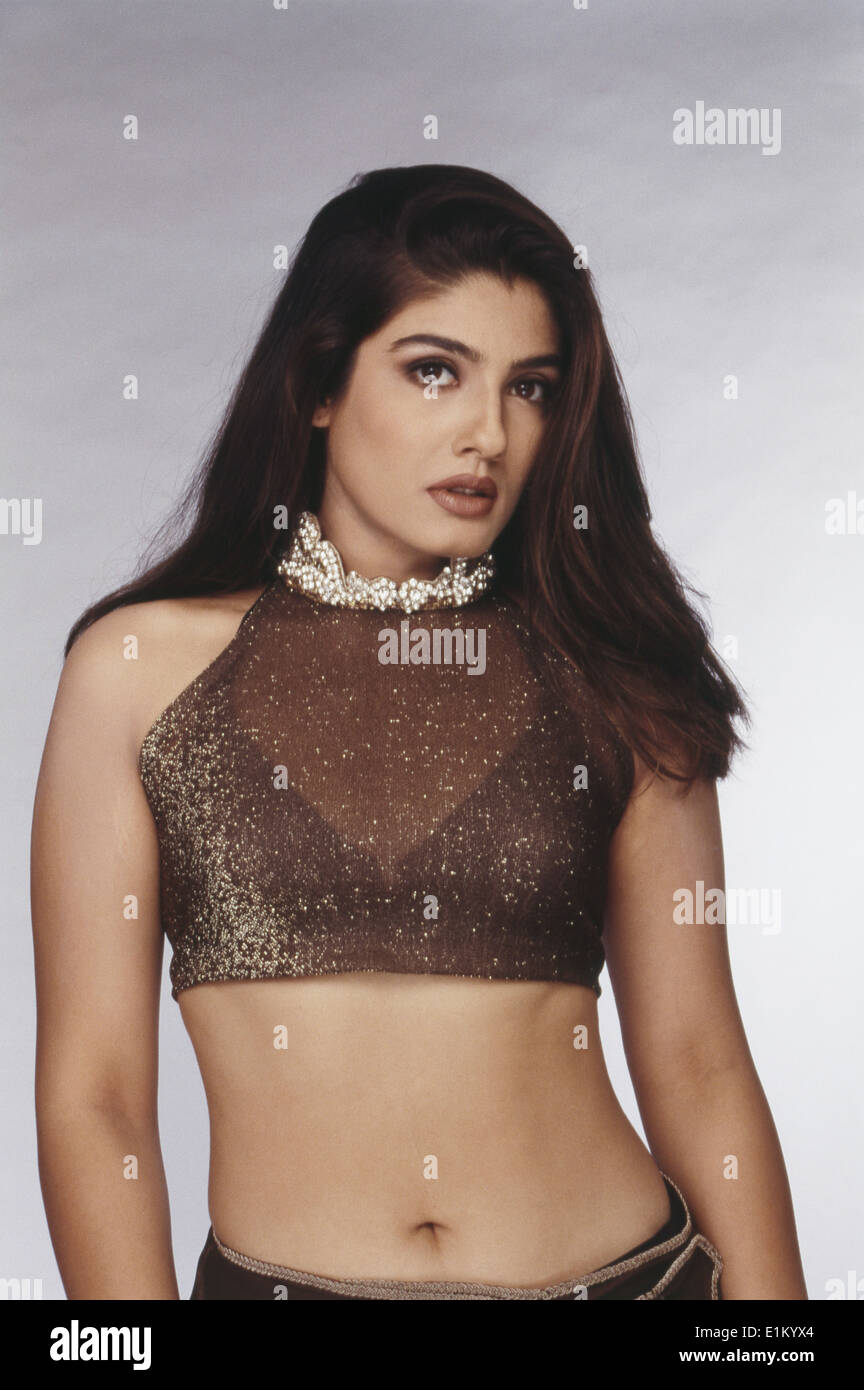 Portrait Of Indian Film Actress Raveena Tandon Stock Image Portrait Of Indian Film Actress Raveena Tandon Stock Image