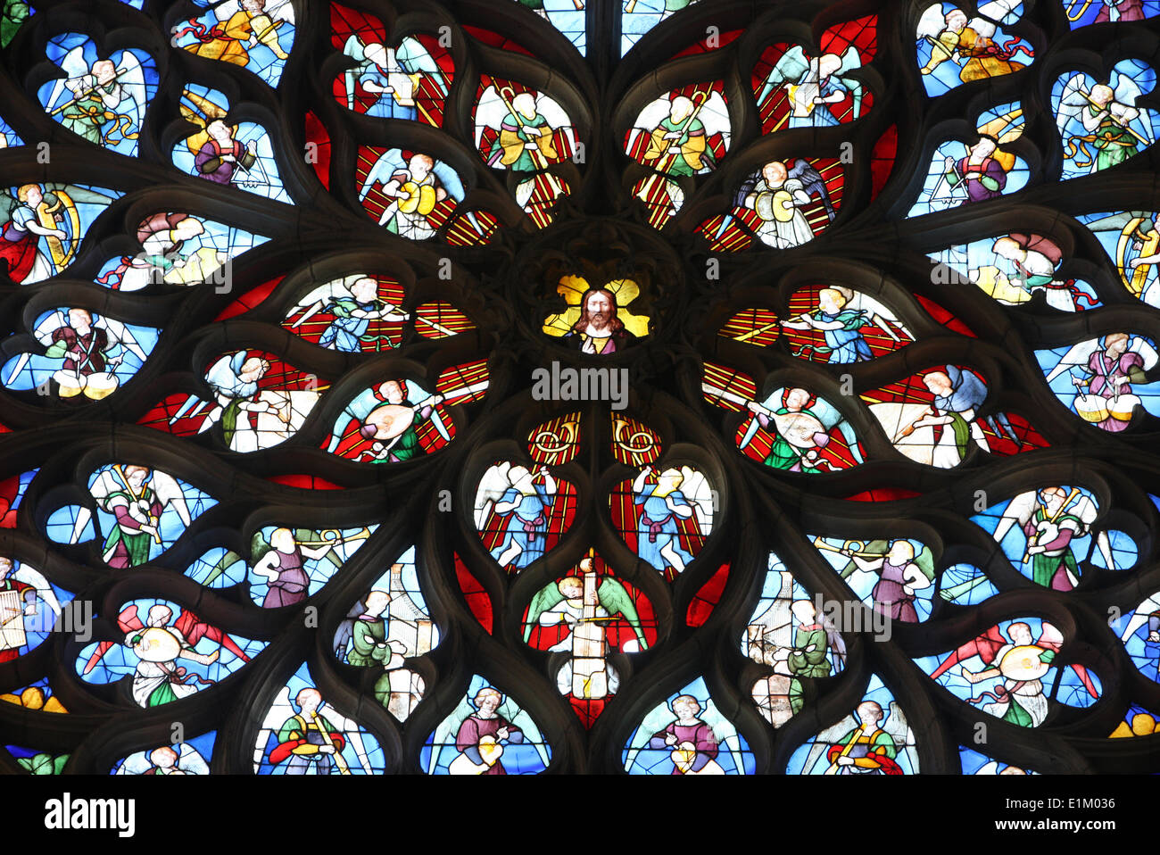 St Stephen's Cathedral rose window Stock Photo - Alamy
