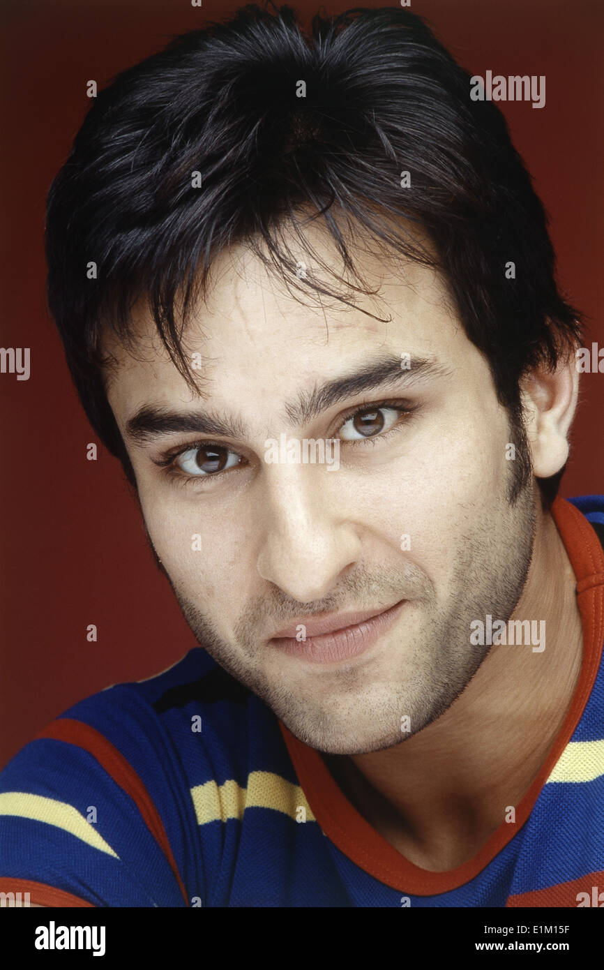 Portrait Of Indian Film Actor Saif Ali Khan Stock Photo 69896107
