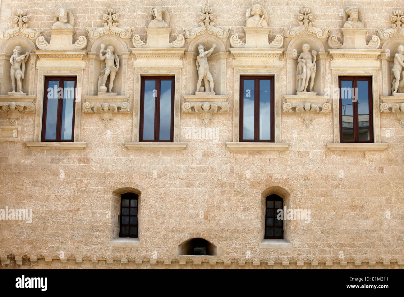 Castello (castle), Corigliano d'Otranto Stock Photo