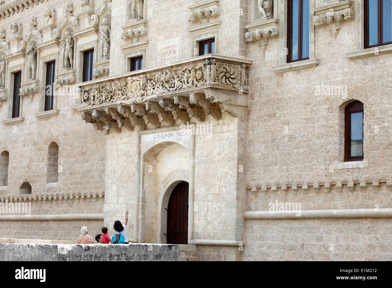 Castello (castle), Corigliano d'Otranto Stock Photo