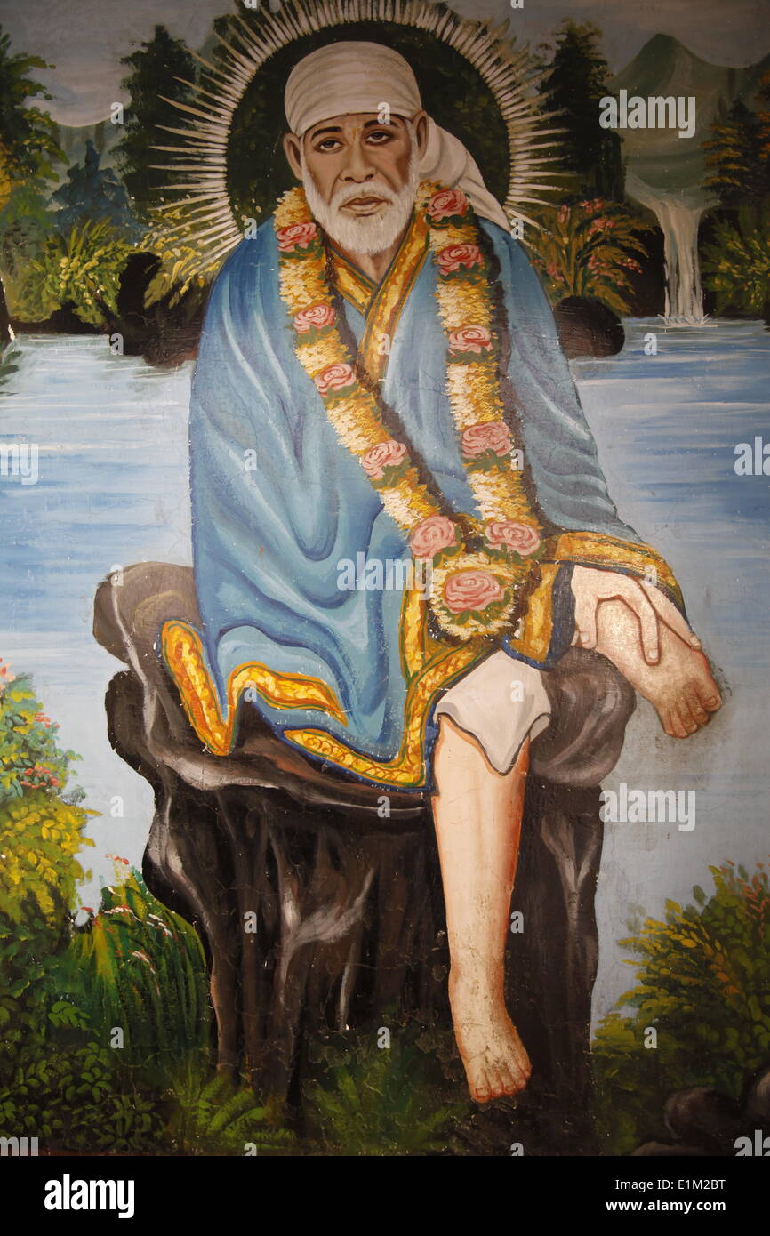 Sai baba painting hi-res stock photography and images - Alamy