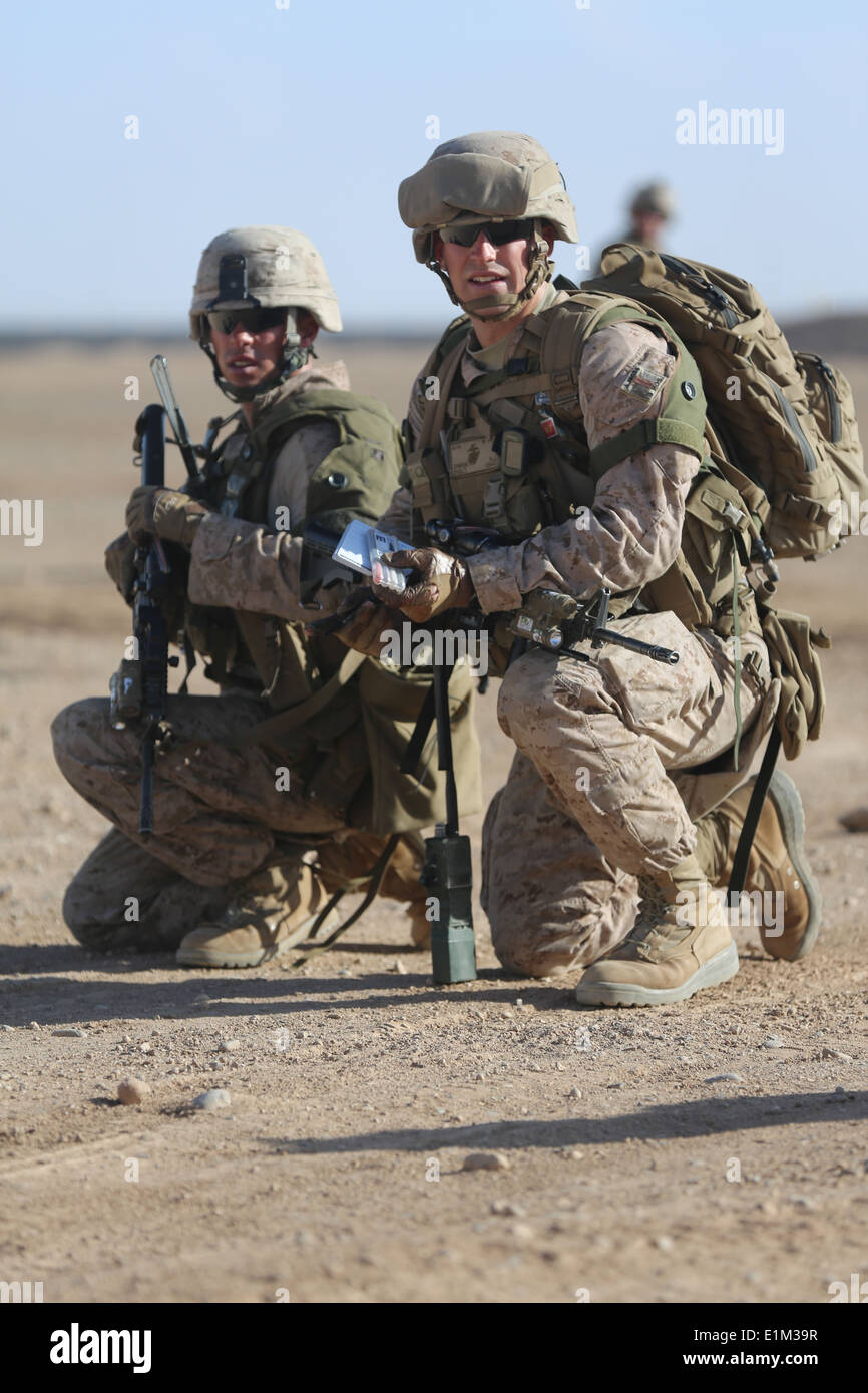 U.s. Marines With 1st Battalion, 9th Marine Regiment, Conduct Training 