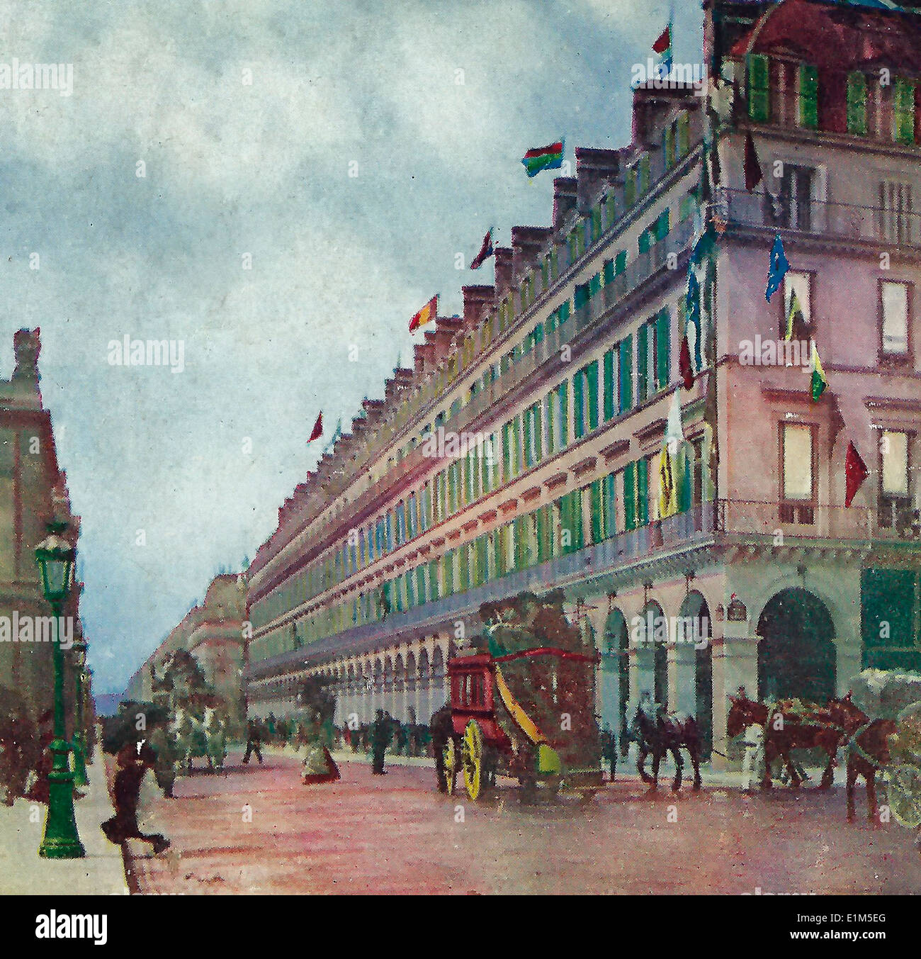 Grand Magasine du Louvre, Rue De Rivoli, Paris, France, circa 1903 Stock Photo