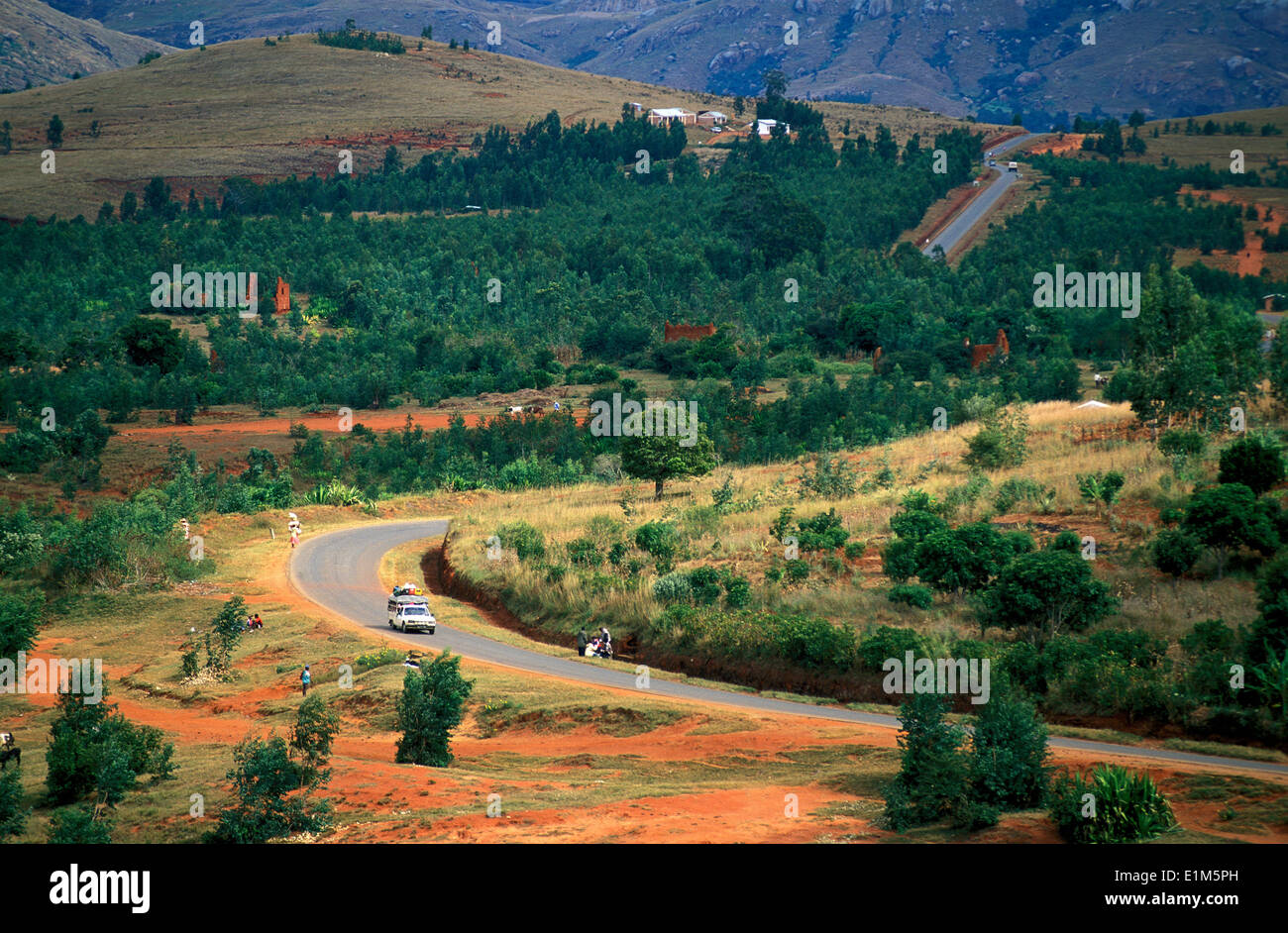 Ambalavao landscape in Southern Madagascar Stock Photo - Alamy