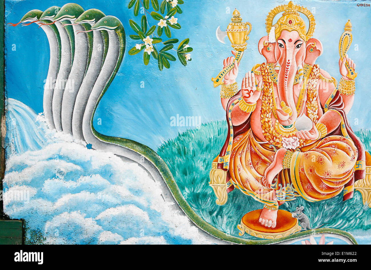 Elephant-headed Hindu god Ganesh Stock Photo - Alamy
