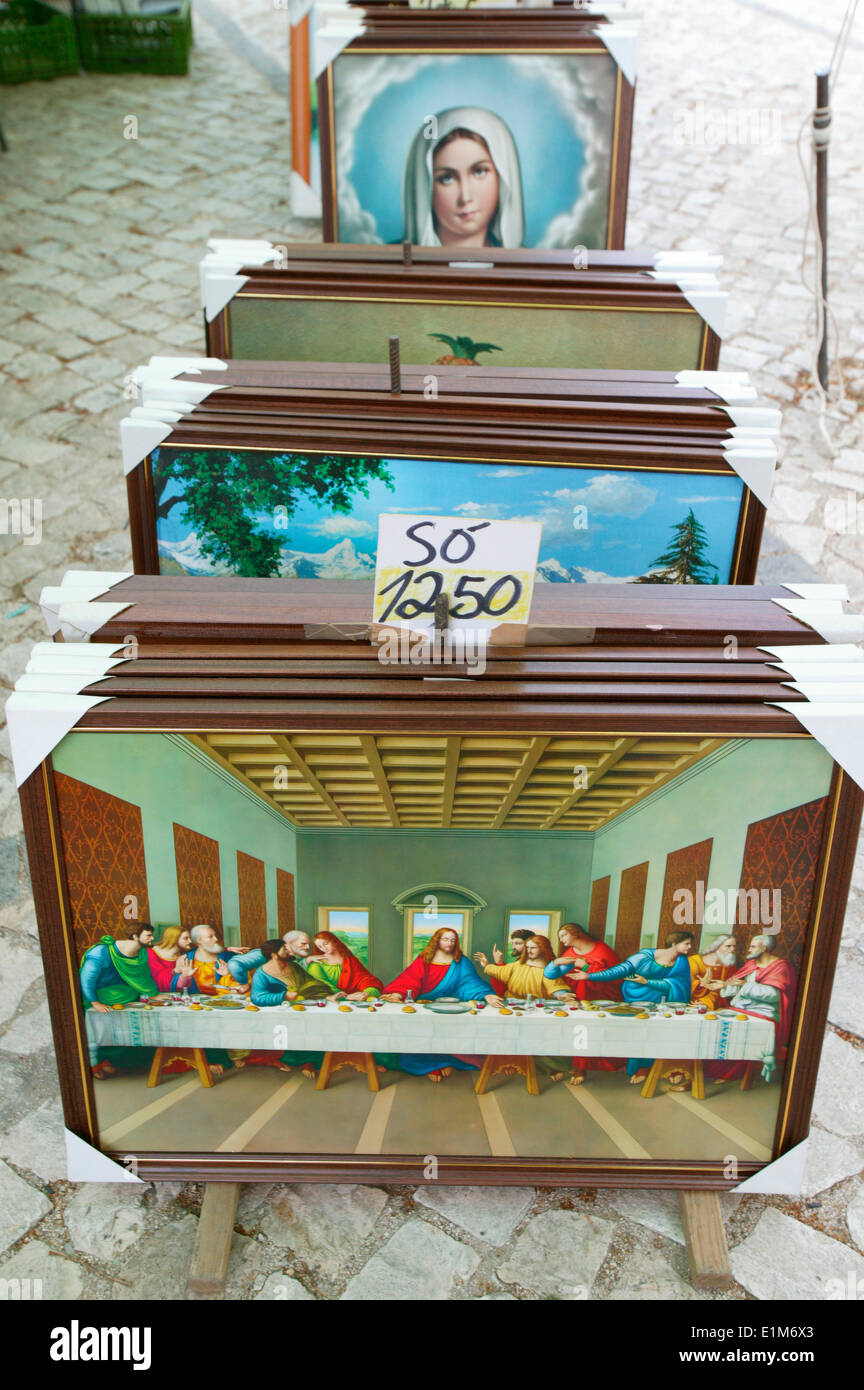 Religious paintings for sale Stock Photo Alamy