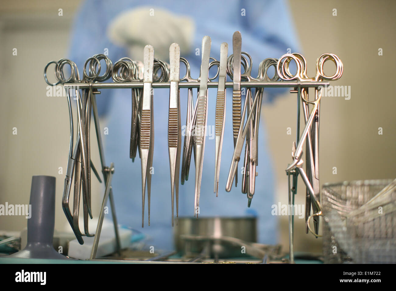 Operating theatre In a cardiac surgery ward. Stock Photo