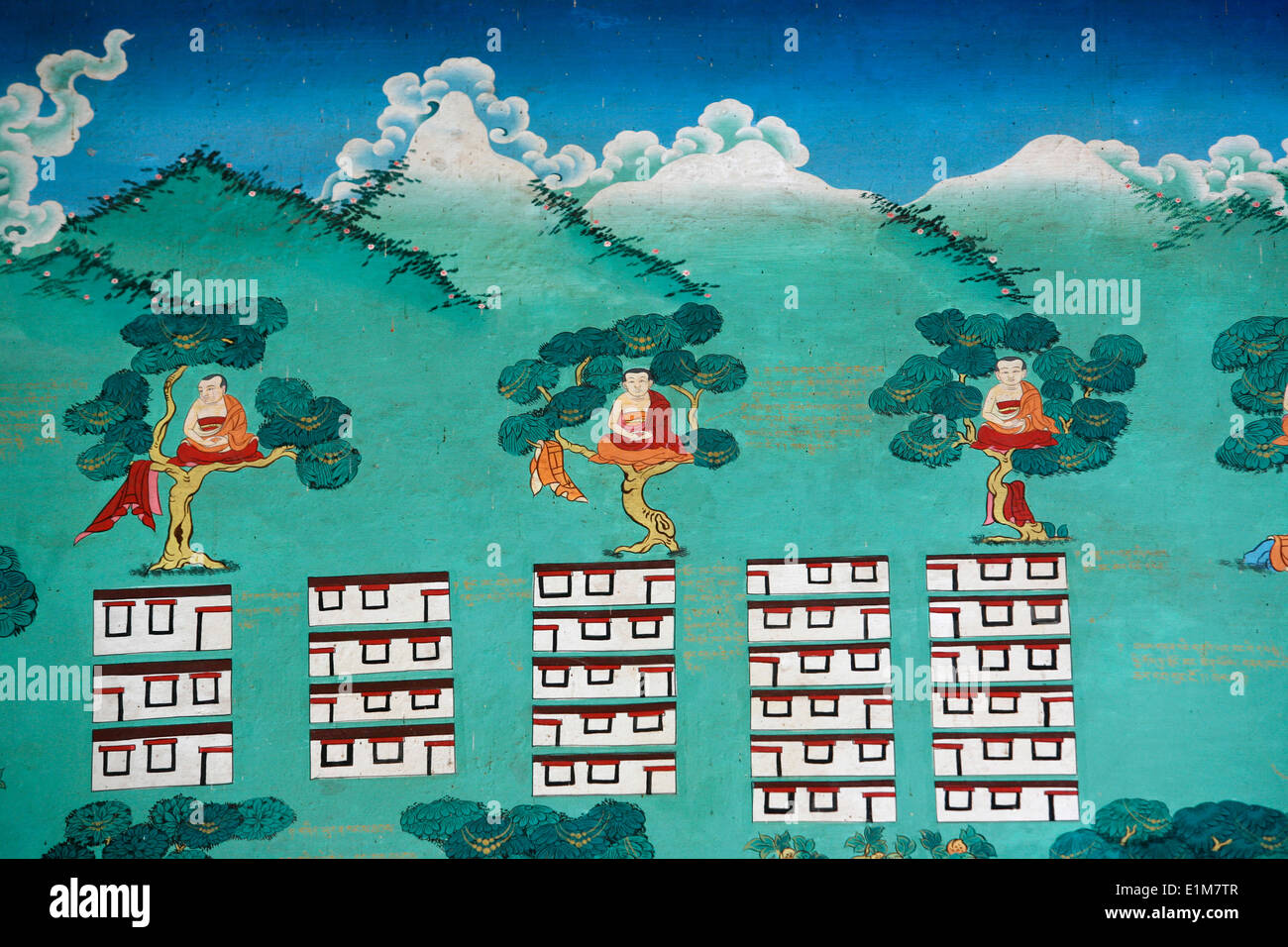 The Myth of Shangri La. Kopan monastery Stock Photo Alamy