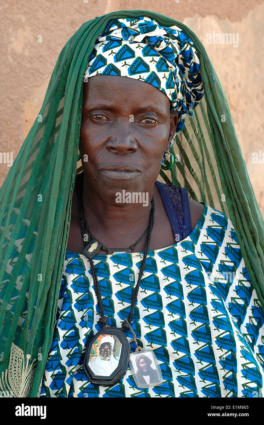 Baye Fall Mouride muslim Stock Photo