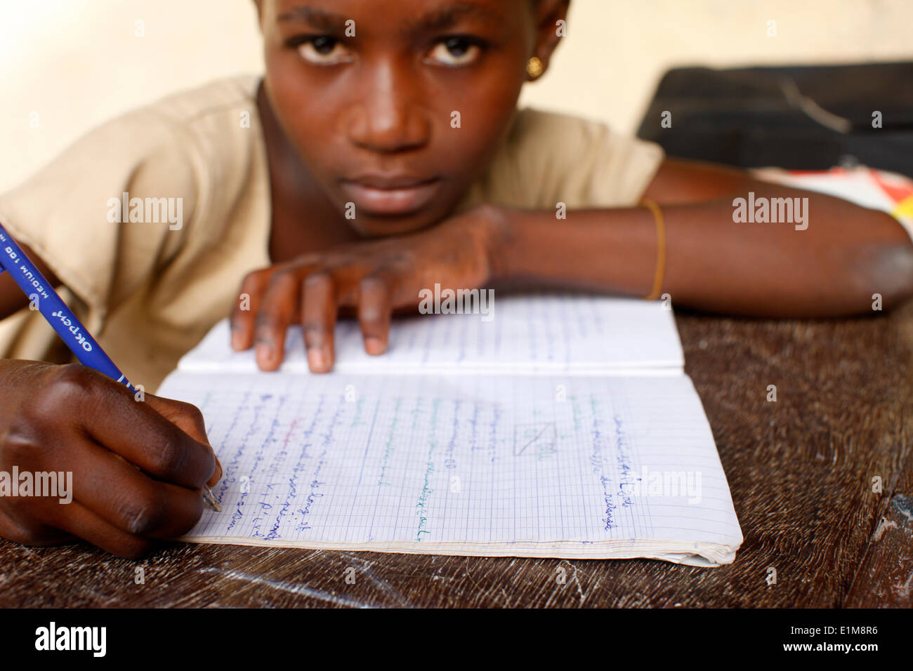 Portrait schoolgirl book school hi-res stock photography and images - Alamy