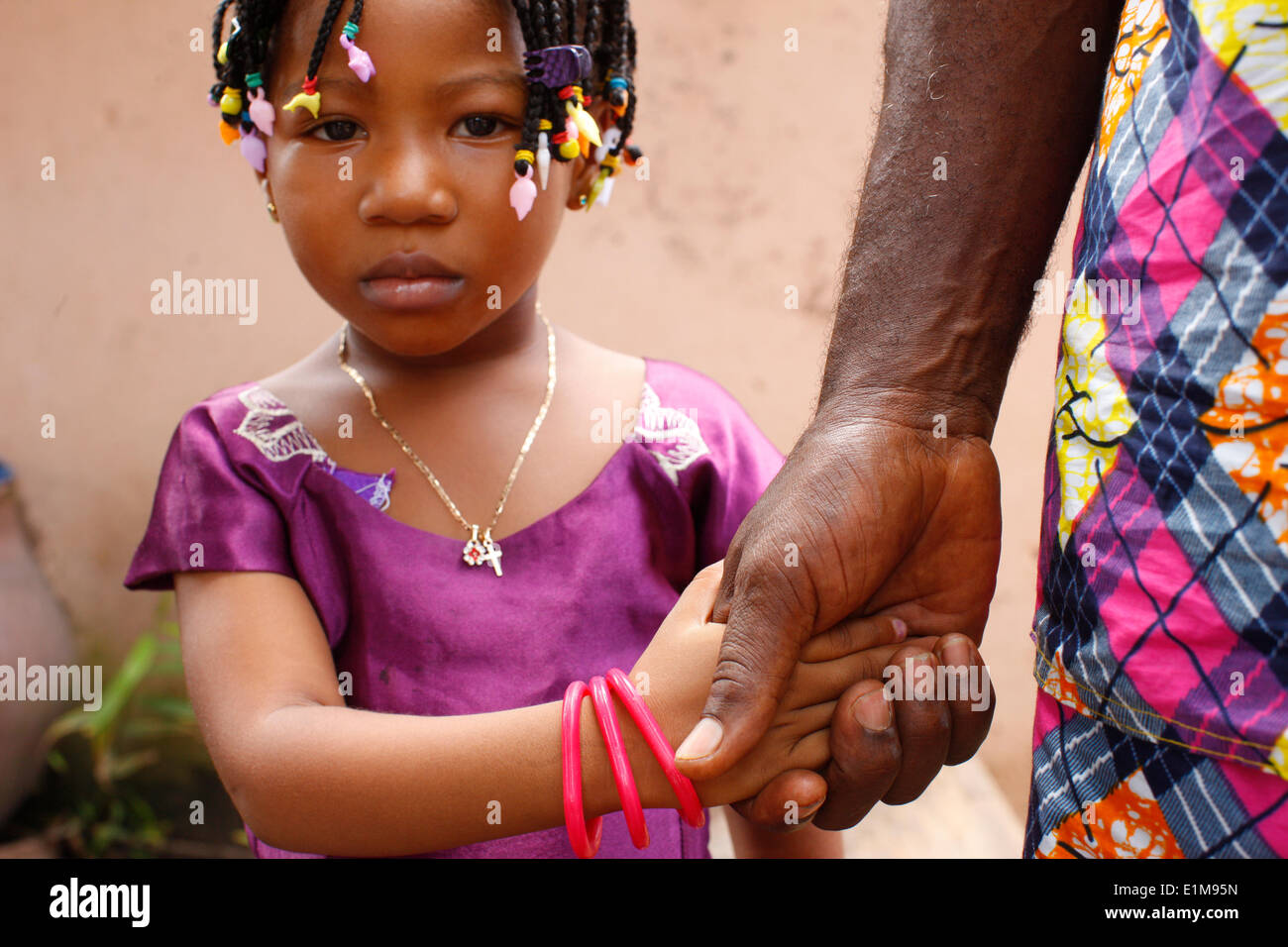 Young girl and her father Stock Photo - Alamy