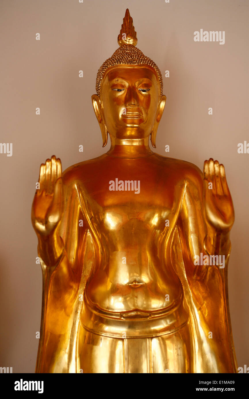 Buddha statue in Wat Po Stock Photo
