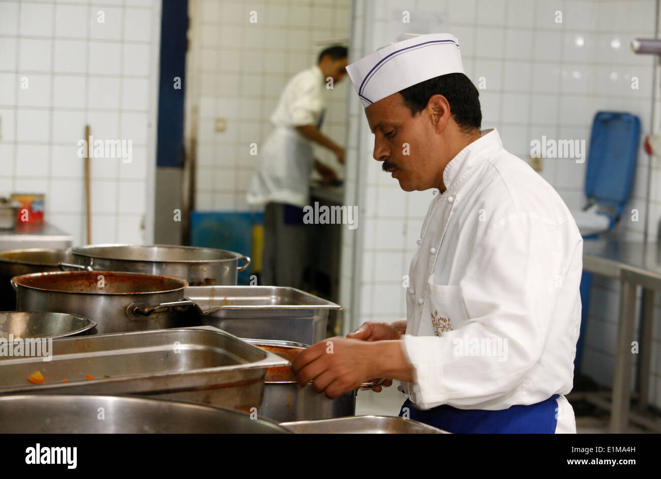 Cooks at Club Med Stock Photo