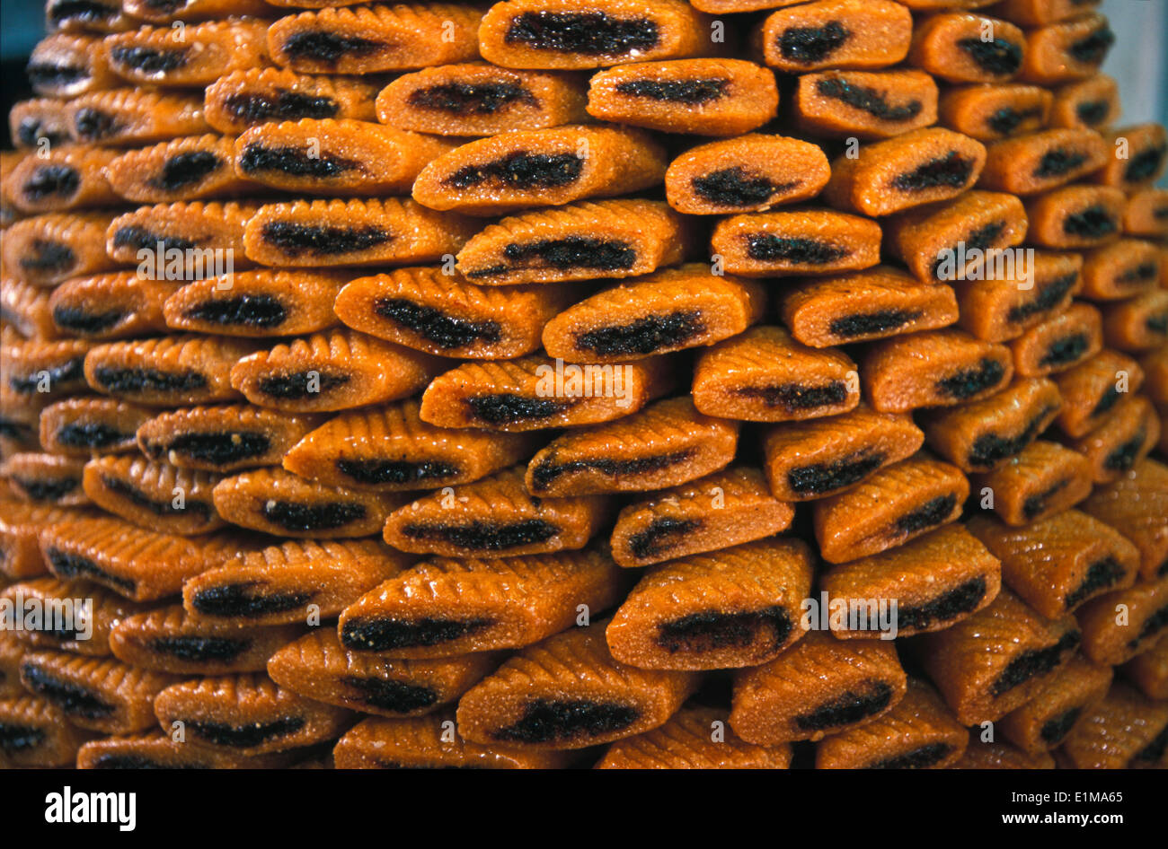 Pastries in  Kairouan Stock Photo