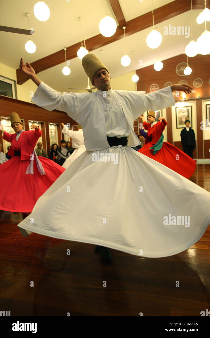 Whirling dervish performance in Silvrikapi Meylana cultural center ...