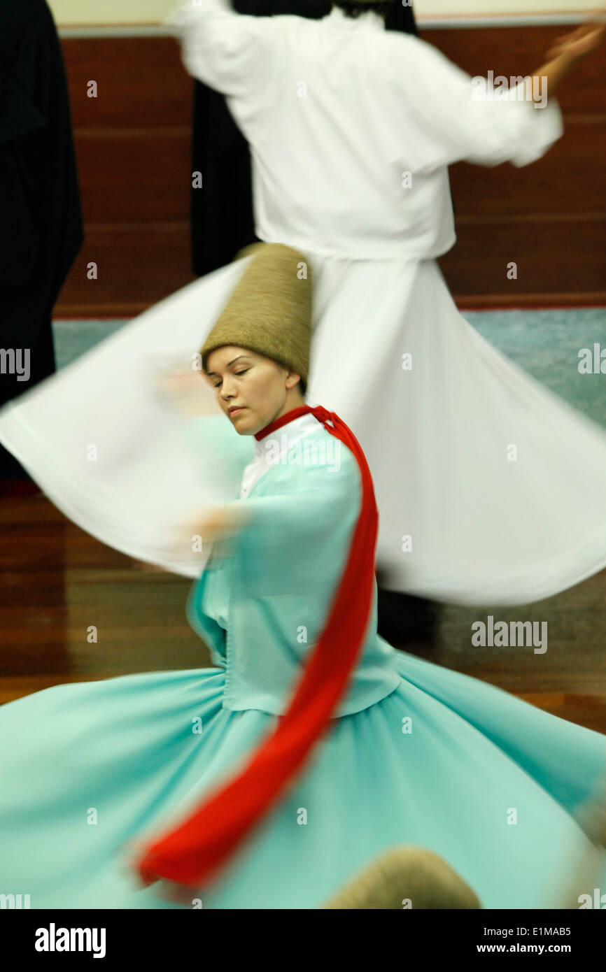 Whirling dervish performance in Silvrikapi Meylana cultural center ...