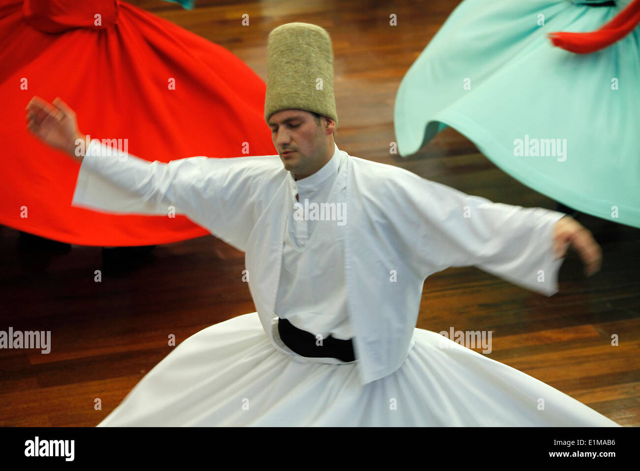 Whirling dervish performance in Silvrikapi Meylana cultural center ...