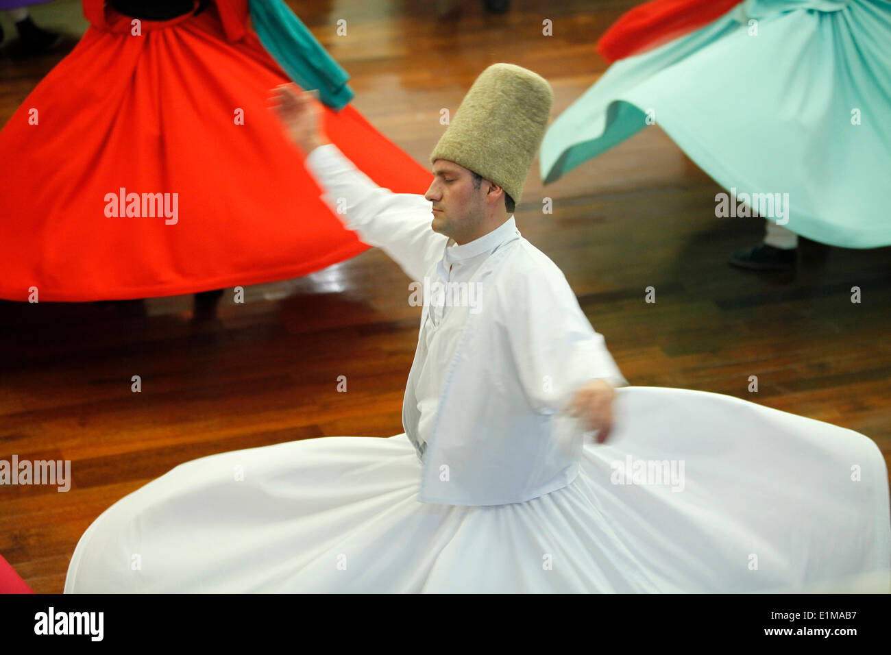 Whirling dervish performance in Silvrikapi Meylana cultural center ...