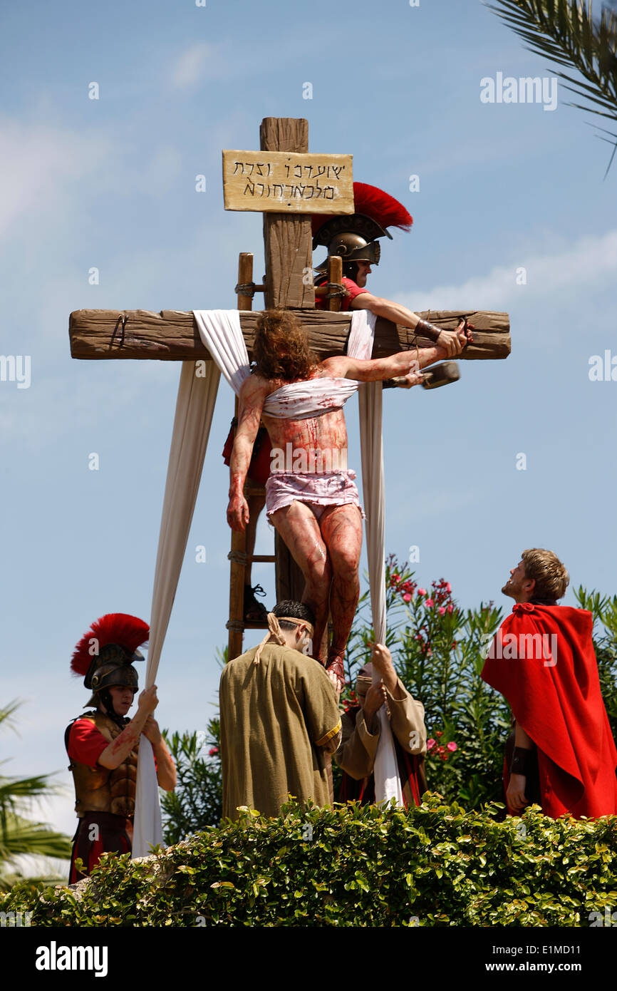 Holy Land Experience : Crucifixion Stock Photo