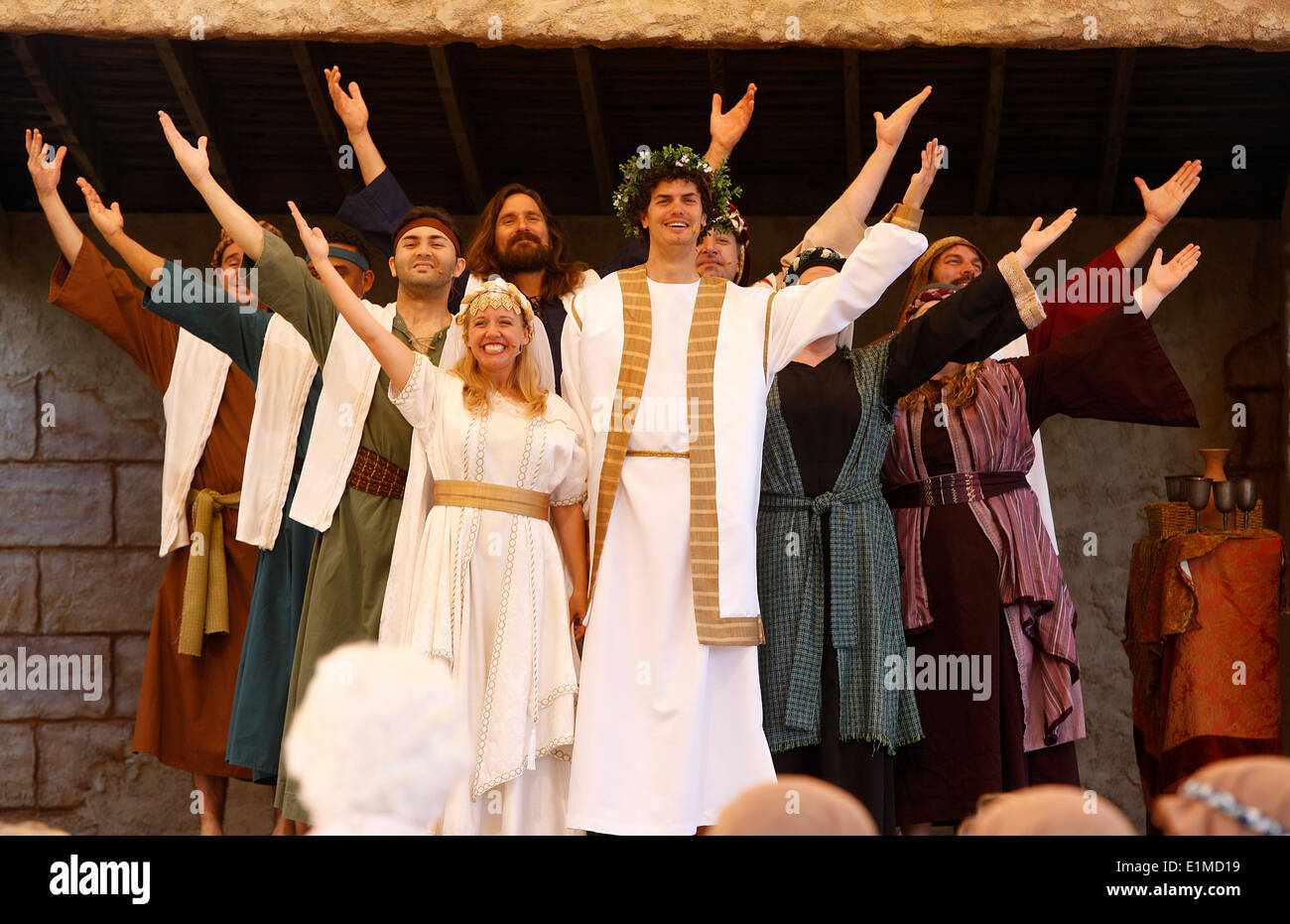 Holy Land Experience : the wedding at Cana Stock Photo