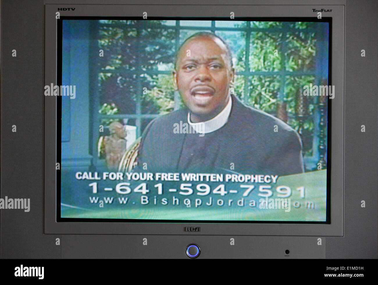 Evangelical television Stock Photo