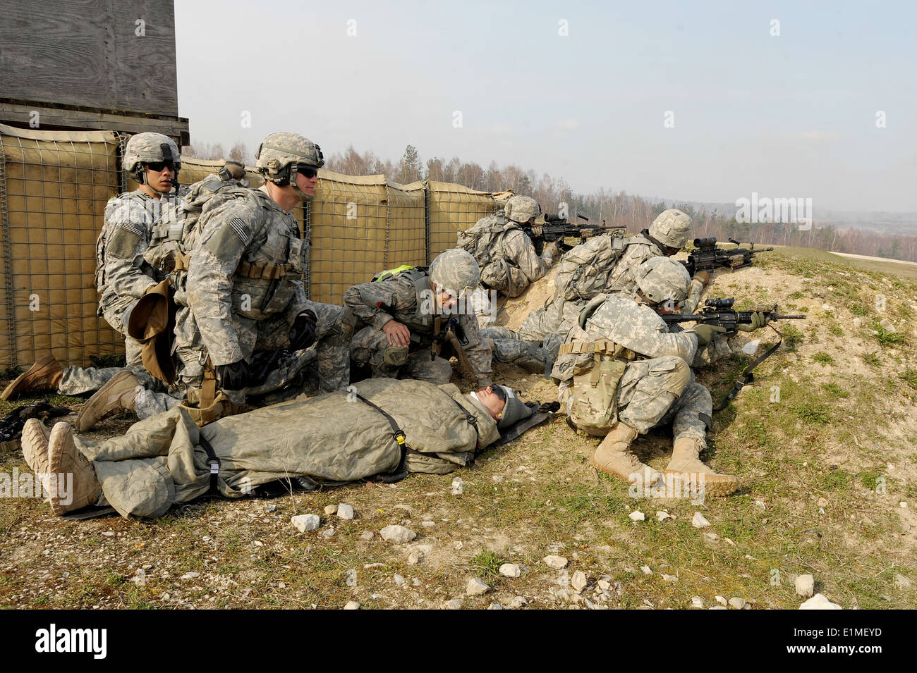 U.S. Army paratroopers assigned to the 1st Battalion, 503rd Infantry