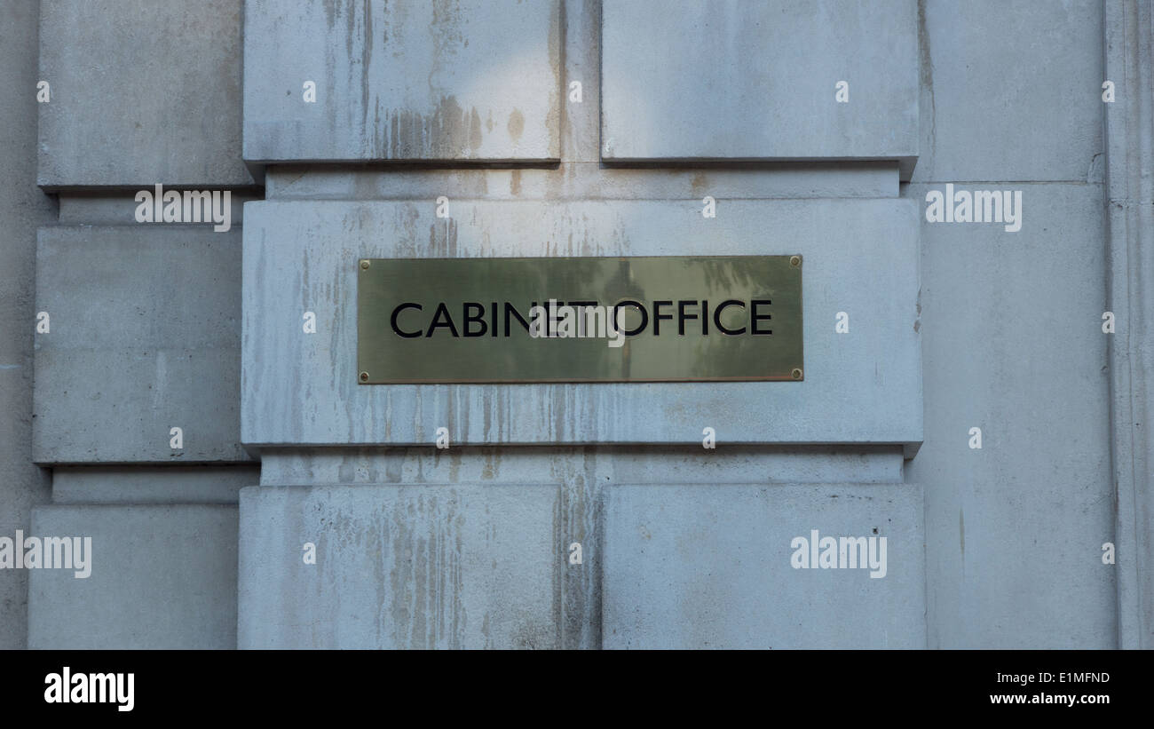 Cabinet Office Stock Photo