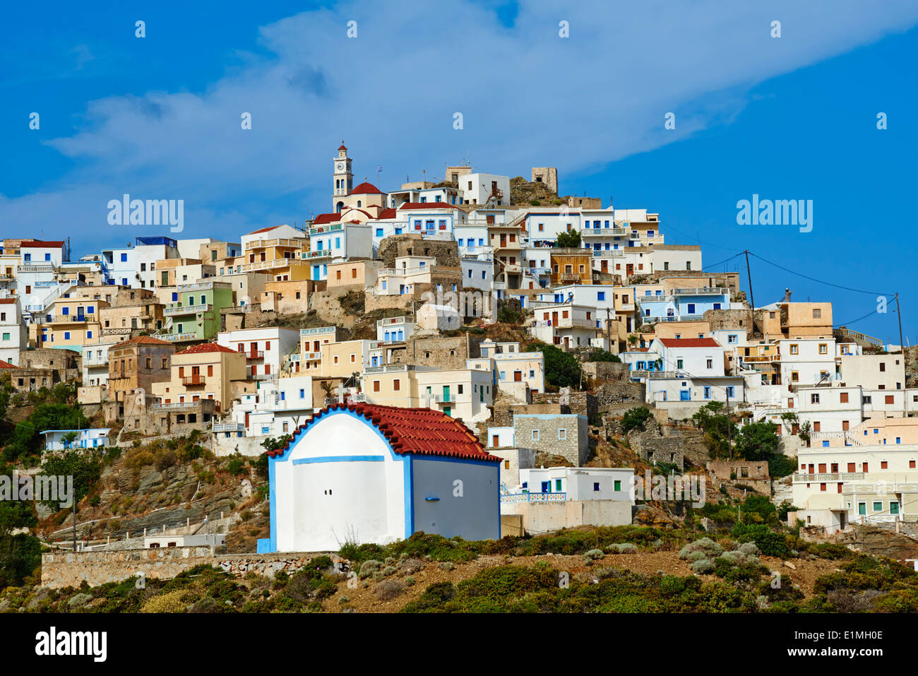 Greece, Dodecanese, Karpathos island, Olympos Stock Photo